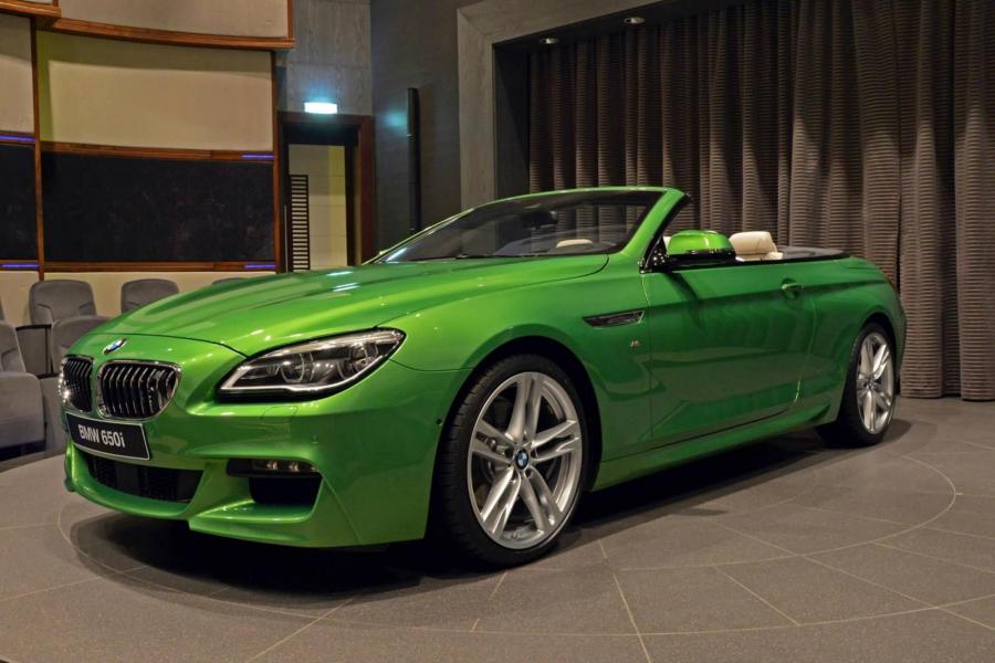  BMW 650i Convertible Java Green by Abu Dhabi Motors 2015 года  (фото 1 из 17)